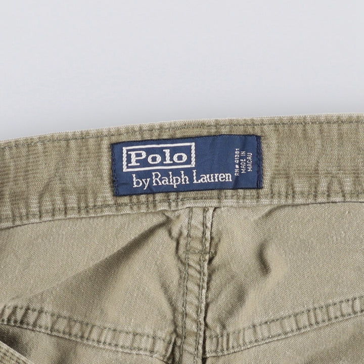 Ralph Lauren POLO by Ralph Lauren Corduroy Pants Men's W35 cotton Beige type Vintage Second Hand