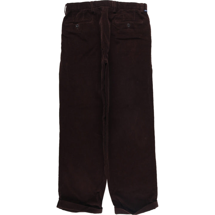 Dockers Relaxed Fit Two-Pleated Corduroy Pants, Men's, Size W32 cotton brown type Vintage Second Hand