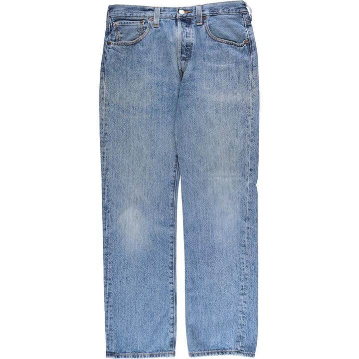 Levi's 501 straight denim pants for men, size W33 cotton blue type Vintage Second Hand