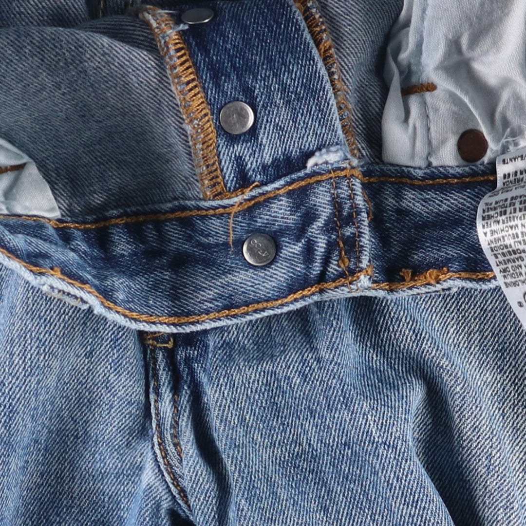 Levi's 501 straight denim pants for men, size W33 cotton blue type Vintage Second Hand