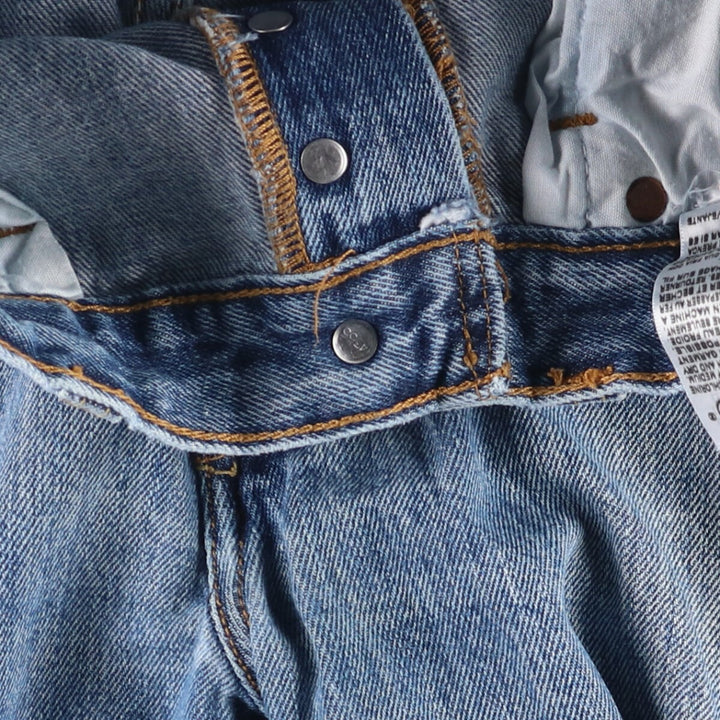 Levi's 501 straight denim pants for men, size W33 cotton blue type Vintage Second Hand