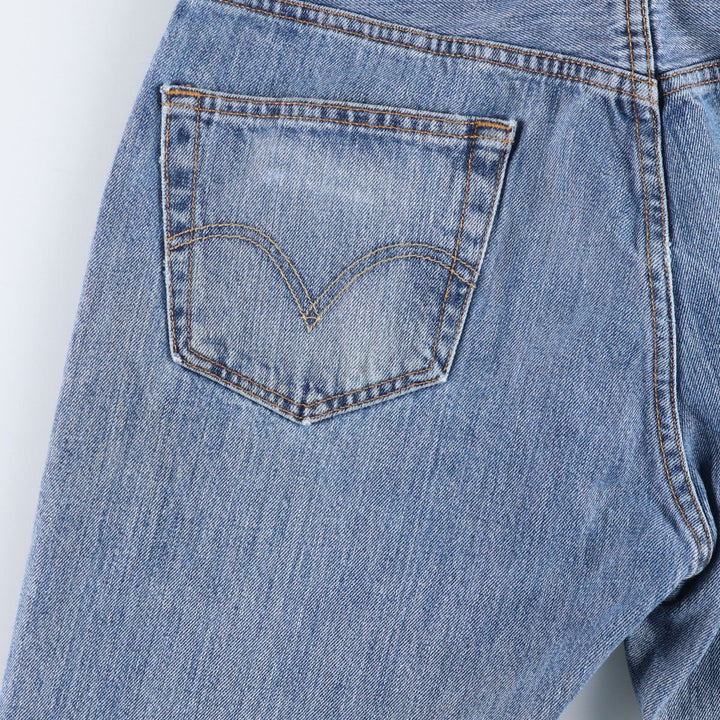 Levi's 501 straight denim pants for men, size W33 cotton blue type Vintage Second Hand
