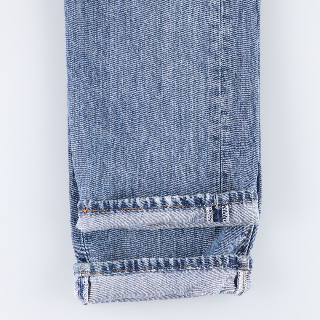 Levi's 501 straight denim pants for men, size W33 cotton blue type Vintage Second Hand