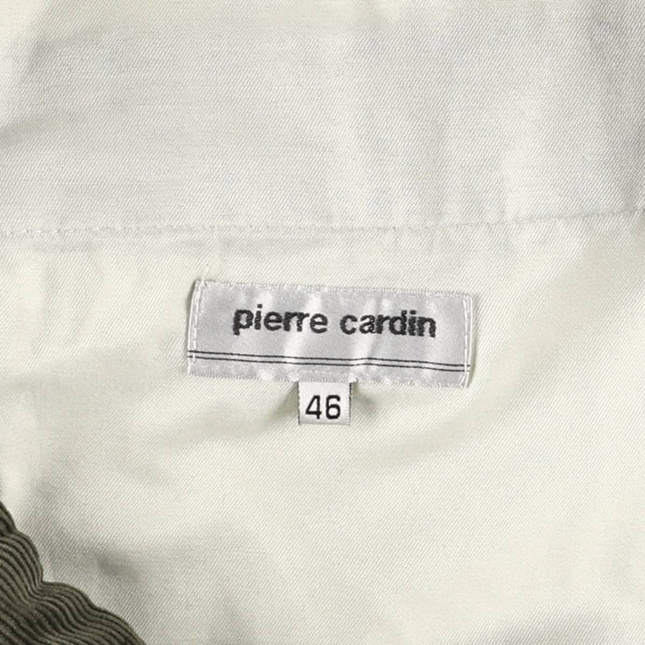 Pierre Cardin corduroy pants for men, size W34 polyester Khaki type Vintage Second Hand