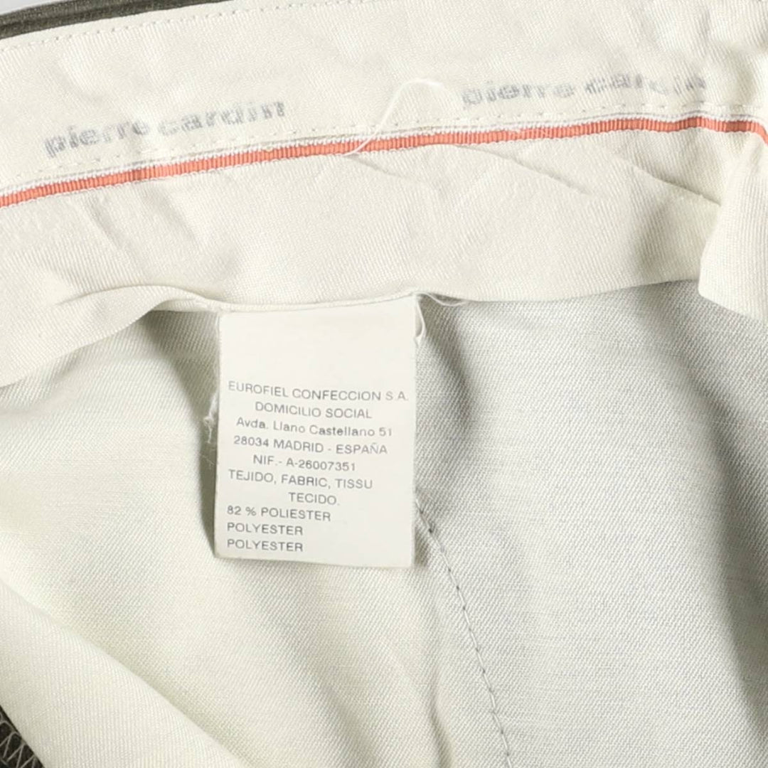 Pierre Cardin corduroy pants for men, size W34 polyester Khaki type Vintage Second Hand