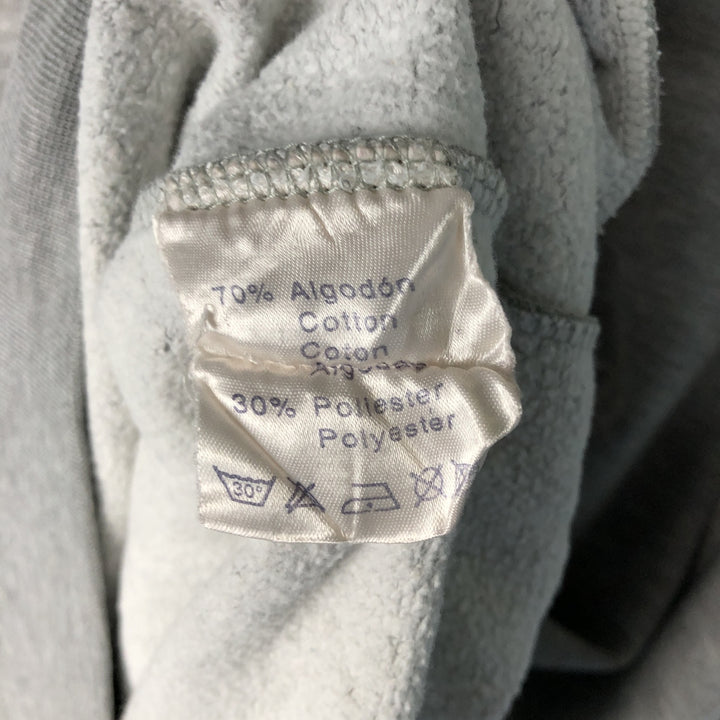 90'S Reebok Logo Sweatshirt, Men's XL Size Vintage cotton gray type Vintage Second Hand