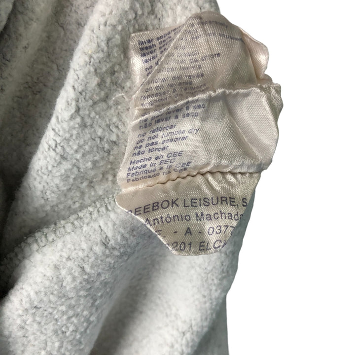 90'S Reebok Logo Sweatshirt, Men's XL Size Vintage cotton gray type Vintage Second Hand