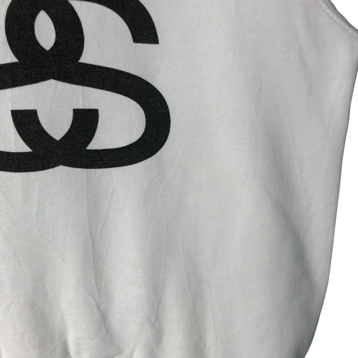 2000s~ STUSSY Printed Sweatshirt, Men's Size L cotton white type Vintage Second Hand
