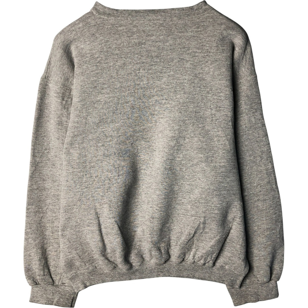 90'S Reebok Logo Sweatshirt, Made in USA, Men's Size Medium, Vintage cotton gray type Vintage Second Hand