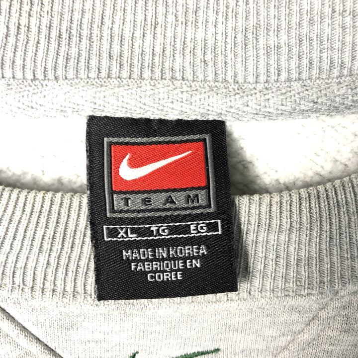 2000'S Nike Team College Sweatshirt, Men's Size XL cotton gray type Vintage Second Hand