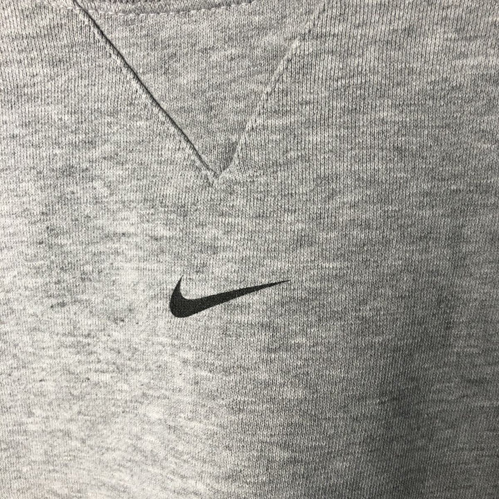 2000'S Nike Team Center Logo One-Point Logo Sweatshirt, Men's XXL cotton gray type Vintage Second Hand
