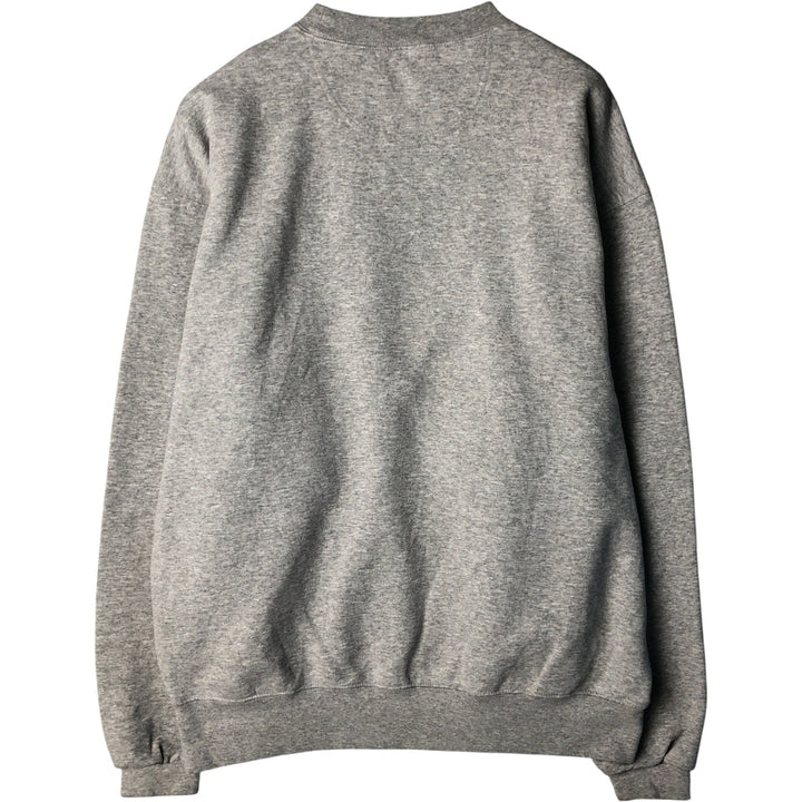 2000'S Nike Team College Sweatshirt, Men's Size Medium cotton gray type Vintage Second Hand