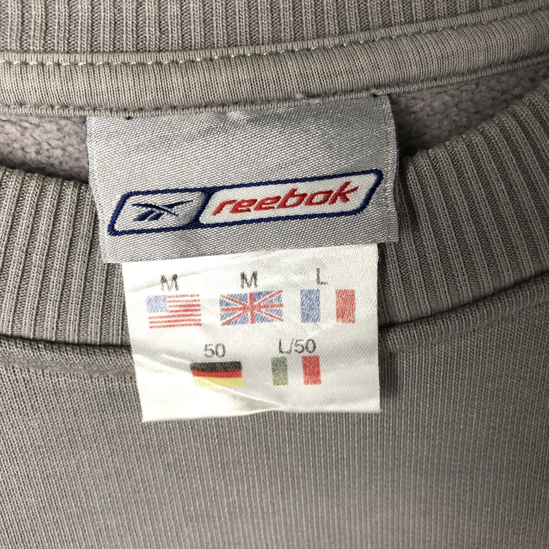 2000s~ Reebok Logo Sweatshirt, Men's Size M unclear gray type Vintage Second Hand
