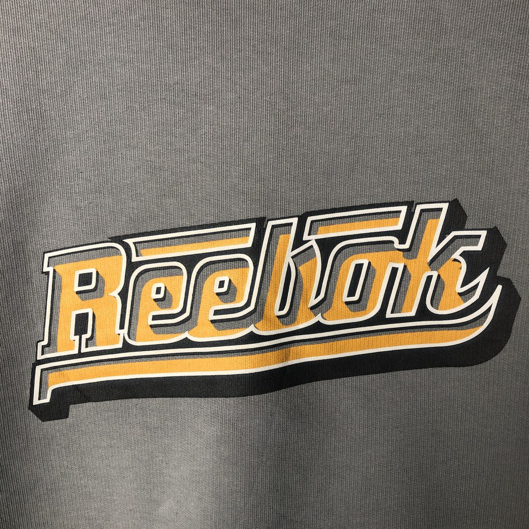 2000s~ Reebok Logo Sweatshirt, Men's Size M unclear gray type Vintage Second Hand