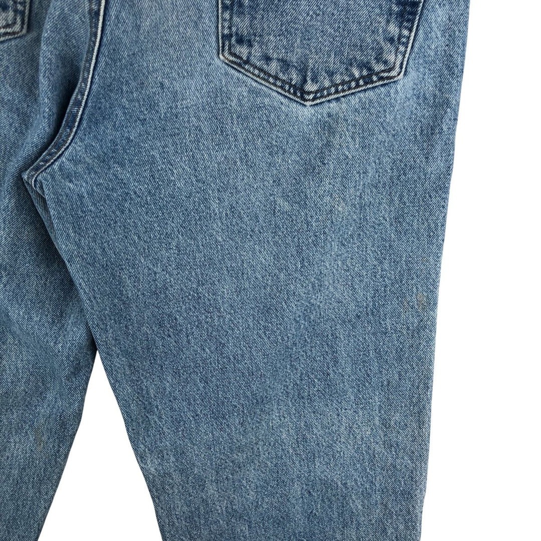 Carhartt Relaxed Fit Tapered Denim Pants for Men, W34 equivalent cotton blue type Vintage Second Hand