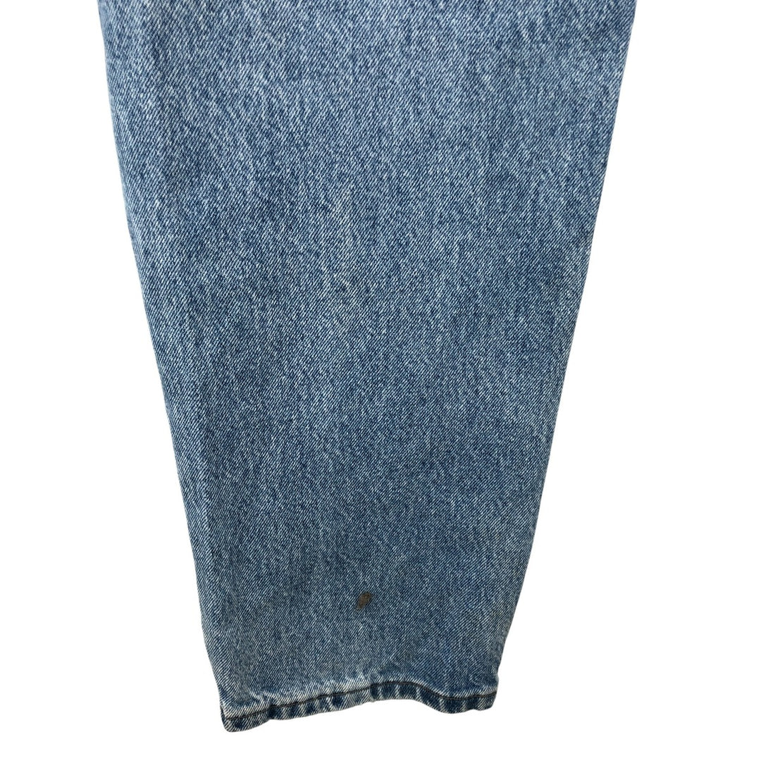 Carhartt Relaxed Fit Tapered Denim Pants for Men, W34 equivalent cotton blue type Vintage Second Hand