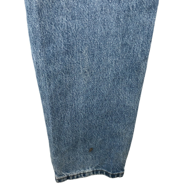 Carhartt Relaxed Fit Tapered Denim Pants for Men, W34 equivalent cotton blue type Vintage Second Hand
