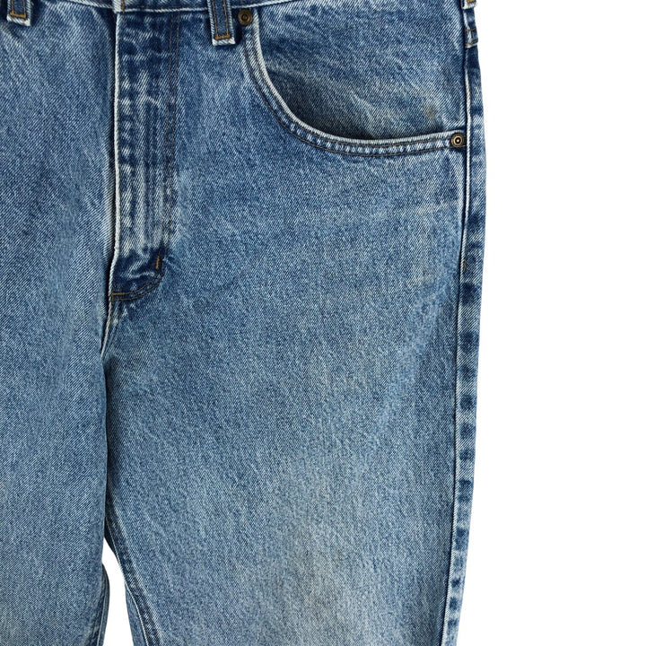Carhartt Relaxed Fit Tapered Denim Pants for Men, W34 equivalent cotton blue type Vintage Second Hand