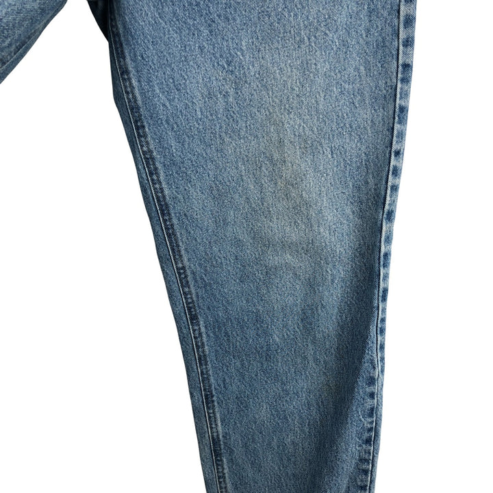 Carhartt Relaxed Fit Tapered Denim Pants for Men, W34 equivalent cotton blue type Vintage Second Hand