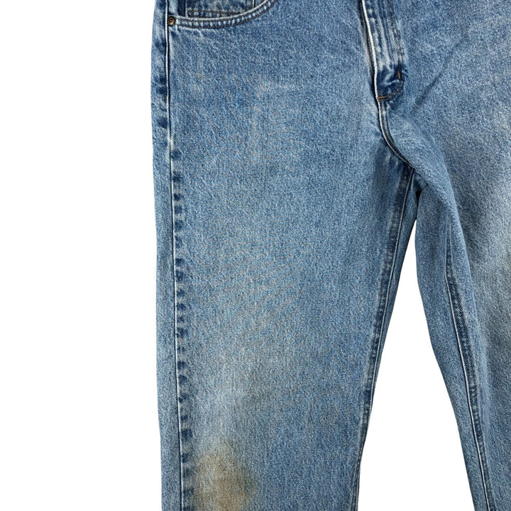 Carhartt Relaxed Fit Tapered Denim Pants for Men, W34 equivalent cotton blue type Vintage Second Hand