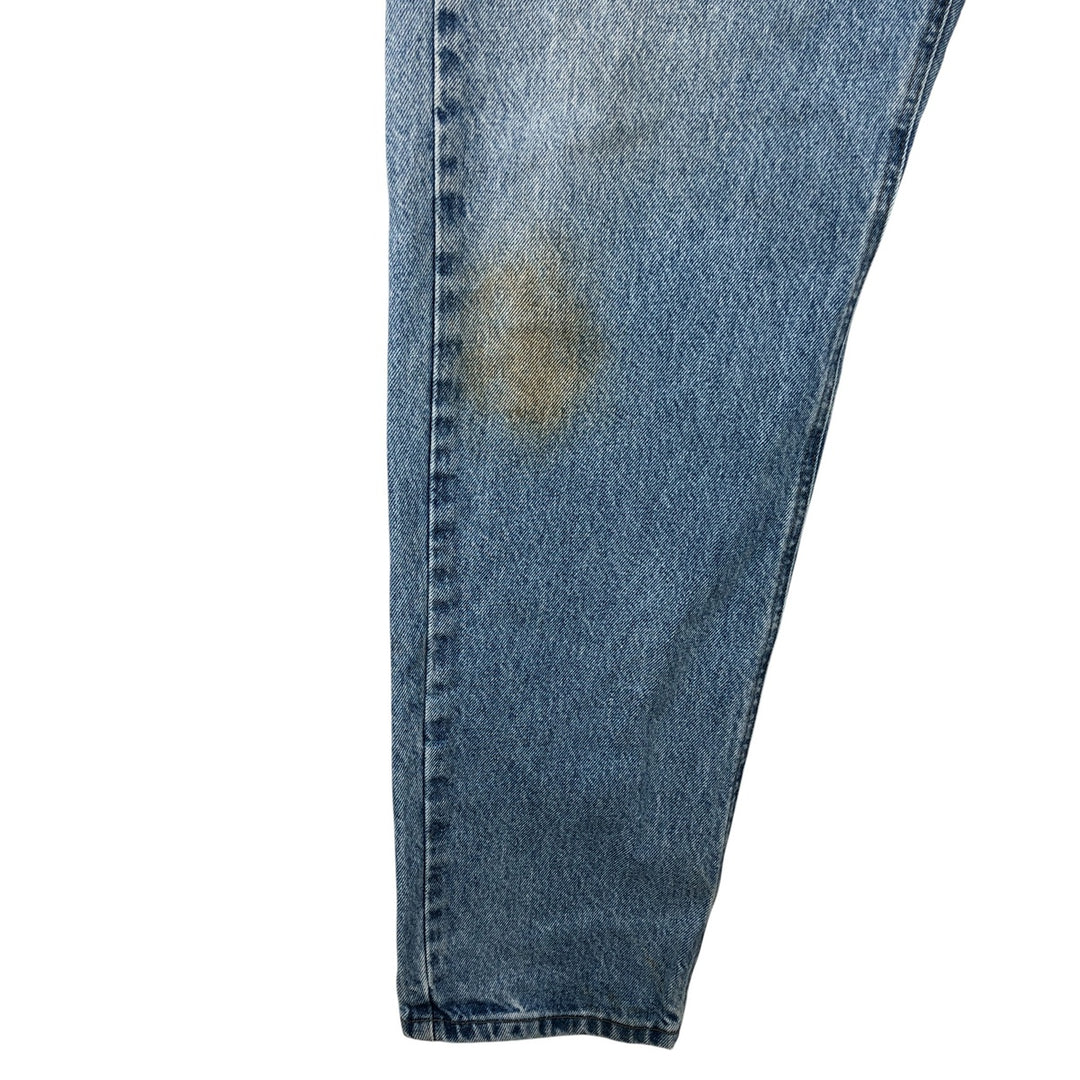 Carhartt Relaxed Fit Tapered Denim Pants for Men, W34 equivalent cotton blue type Vintage Second Hand