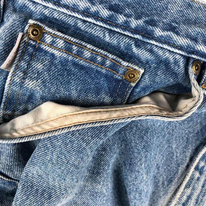 Carhartt Relaxed Fit Tapered Denim Pants for Men, W34 equivalent cotton blue type Vintage Second Hand