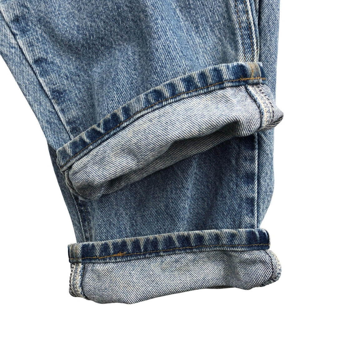 Carhartt Relaxed Fit Tapered Denim Pants for Men, W34 equivalent cotton blue type Vintage Second Hand