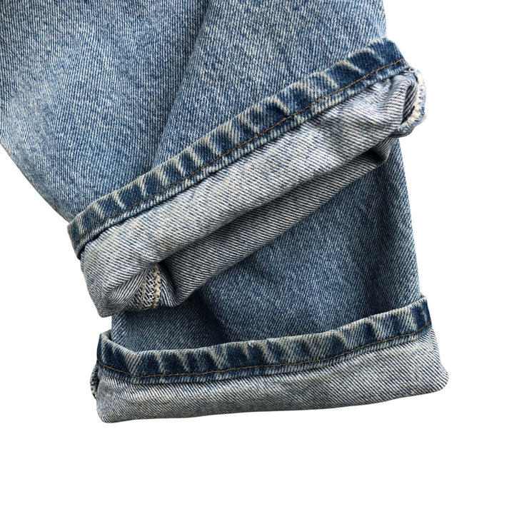 Carhartt Relaxed Fit Tapered Denim Pants for Men, W34 equivalent cotton blue type Vintage Second Hand