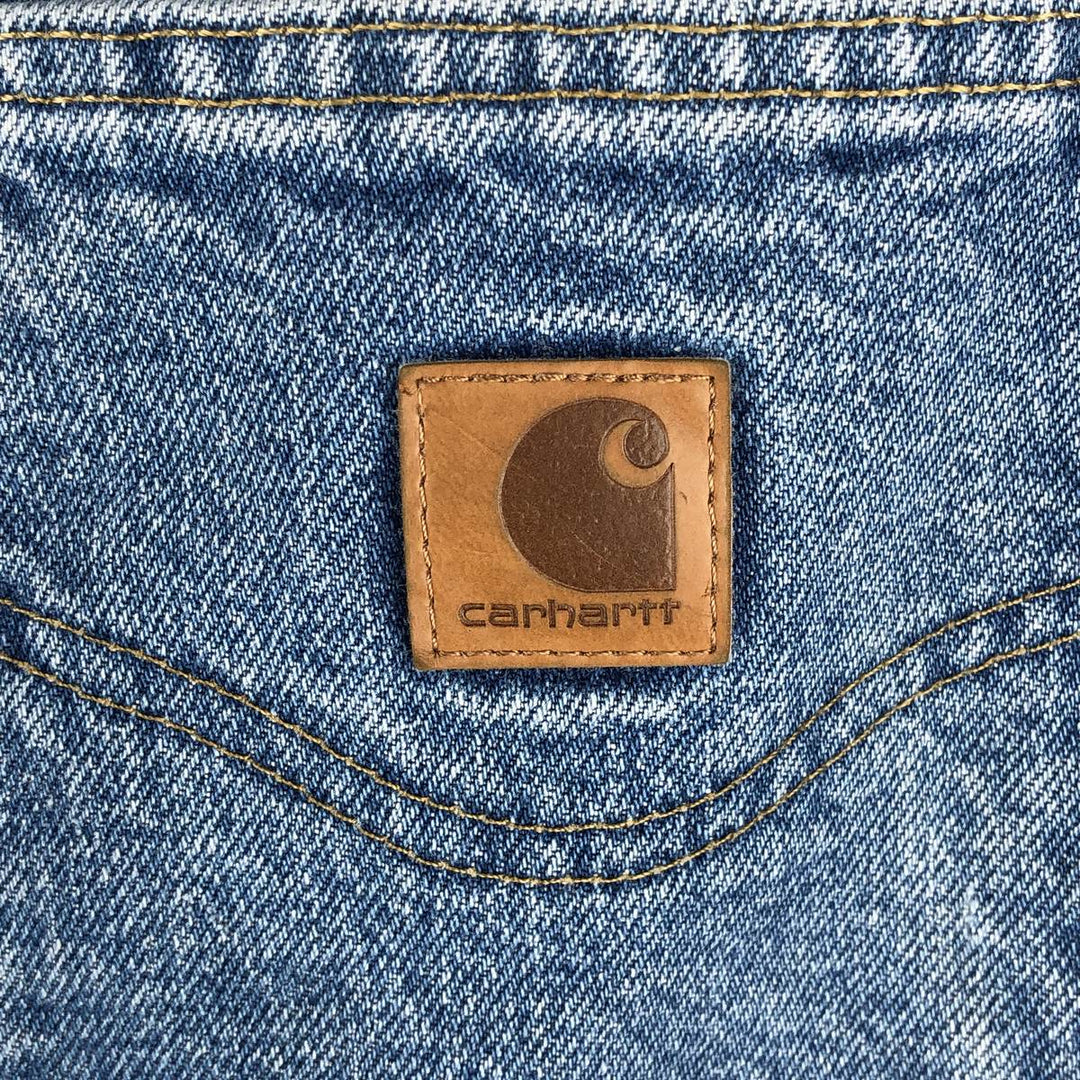 Carhartt Relaxed Fit Tapered Denim Pants for Men, W37 cotton blue type Vintage Second Hand