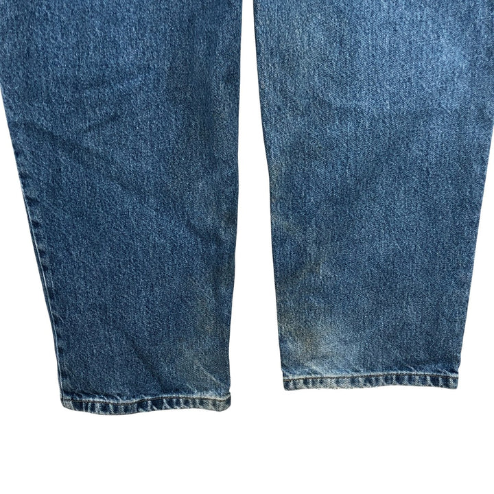 Carhartt Relaxed Fit Tapered Denim Pants for Men, W37 cotton blue type Vintage Second Hand