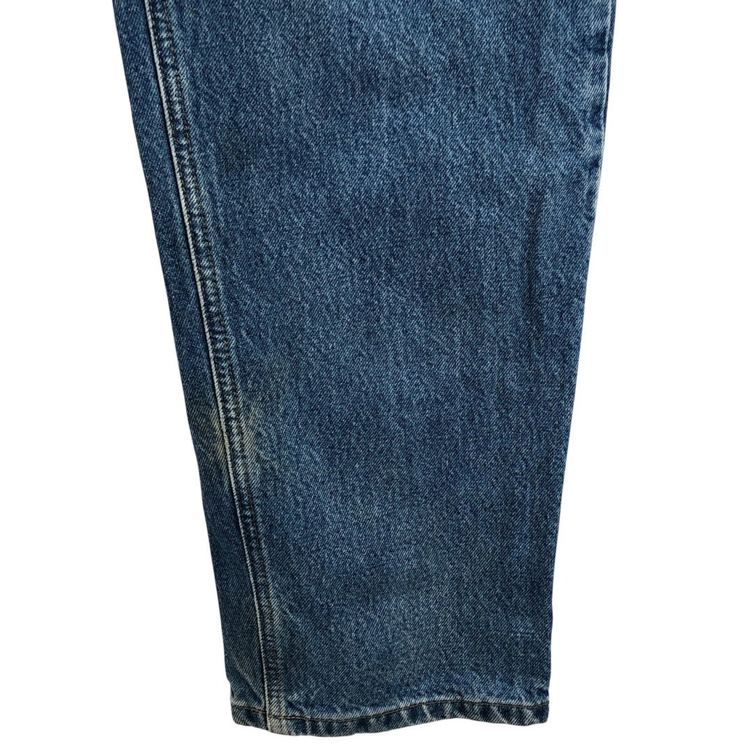 Carhartt Relaxed Fit Tapered Denim Pants for Men, W37 cotton blue type Vintage Second Hand