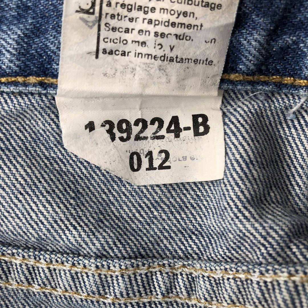 2000'S Carhartt straight denim pants, men's size W36 cotton blue type Vintage Second Hand