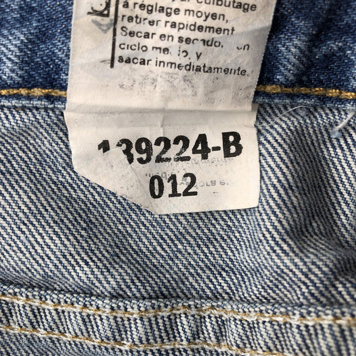 2000'S Carhartt straight denim pants, men's size W36 cotton blue type Vintage Second Hand