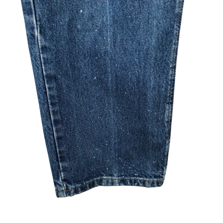 2000'S Carhartt straight denim pants, men's size W36 cotton blue type Vintage Second Hand