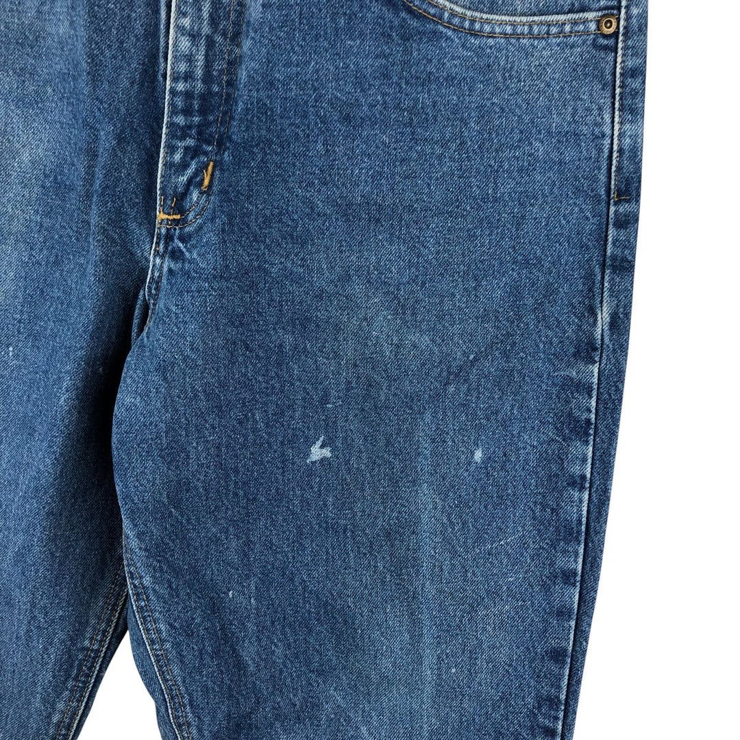 2000'S Carhartt straight denim pants, men's size W36 cotton blue type Vintage Second Hand