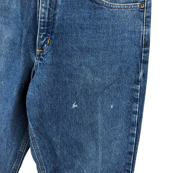 2000'S Carhartt straight denim pants, men's size W36 cotton blue type Vintage Second Hand