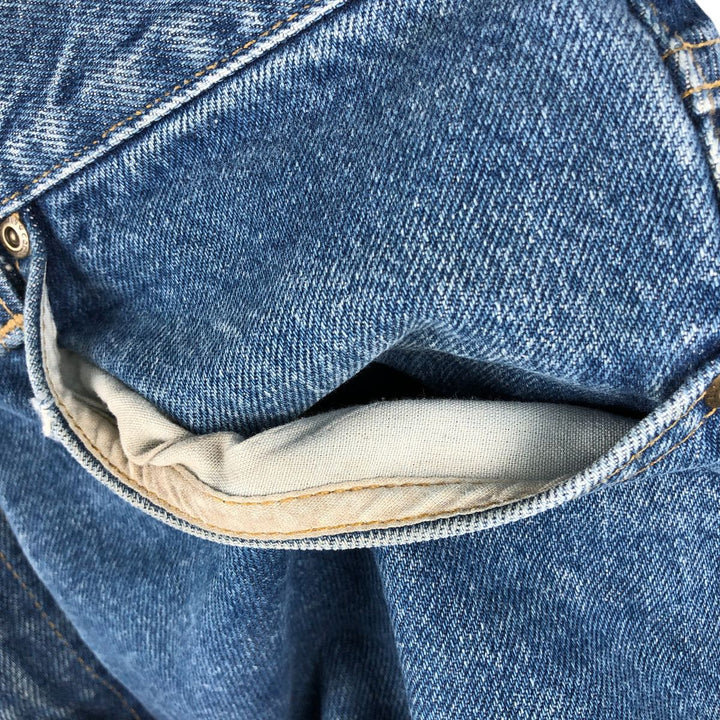 2000'S Carhartt straight denim pants, men's size W36 cotton blue type Vintage Second Hand