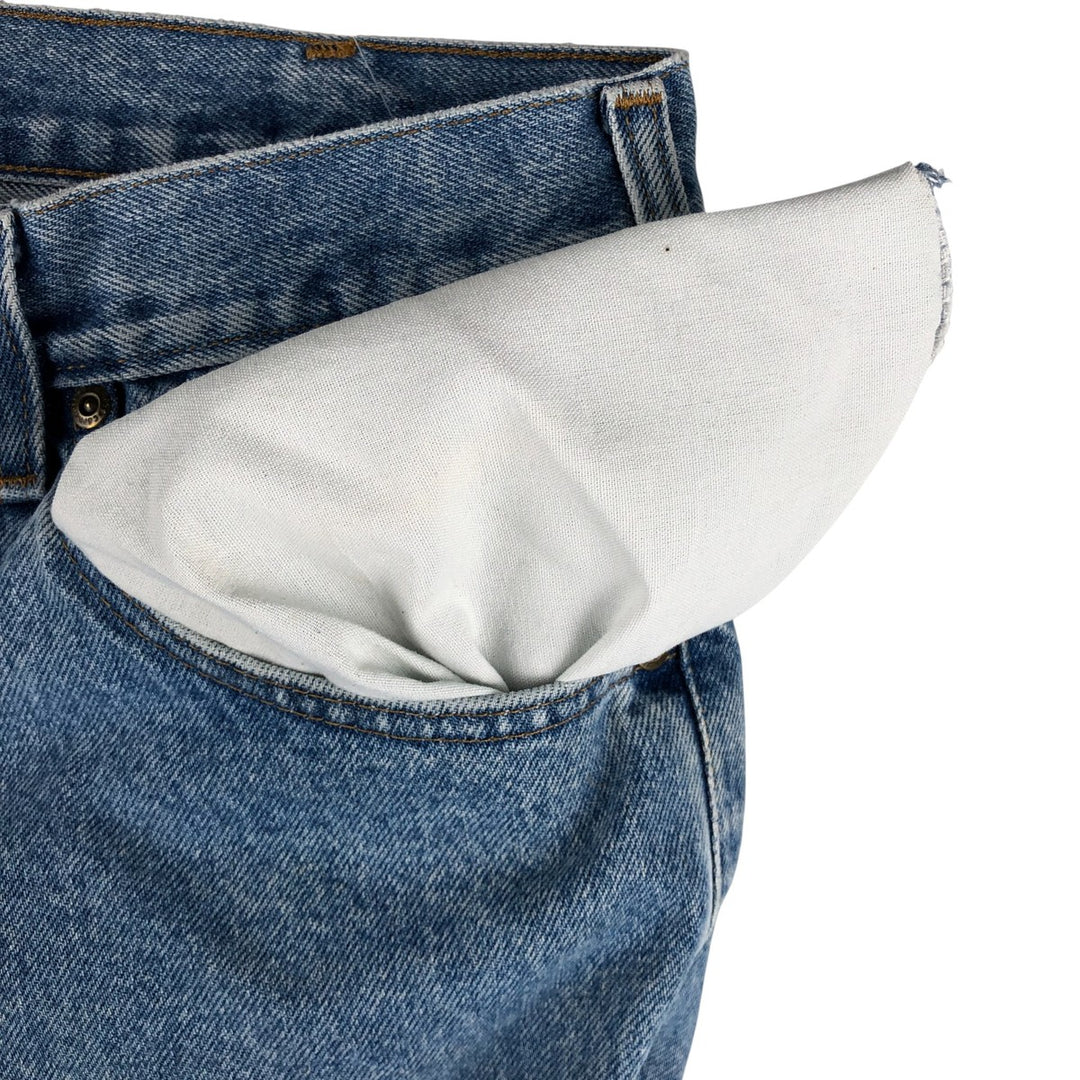 Carhartt Relaxed Fit Tapered Denim Pants for Men, W33 equivalent cotton blue type Vintage Second Hand