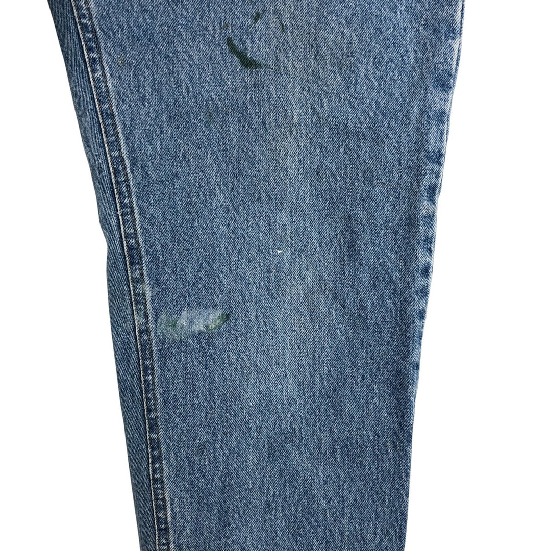 Carhartt Relaxed Fit Tapered Denim Pants for Men, W33 equivalent cotton blue type Vintage Second Hand