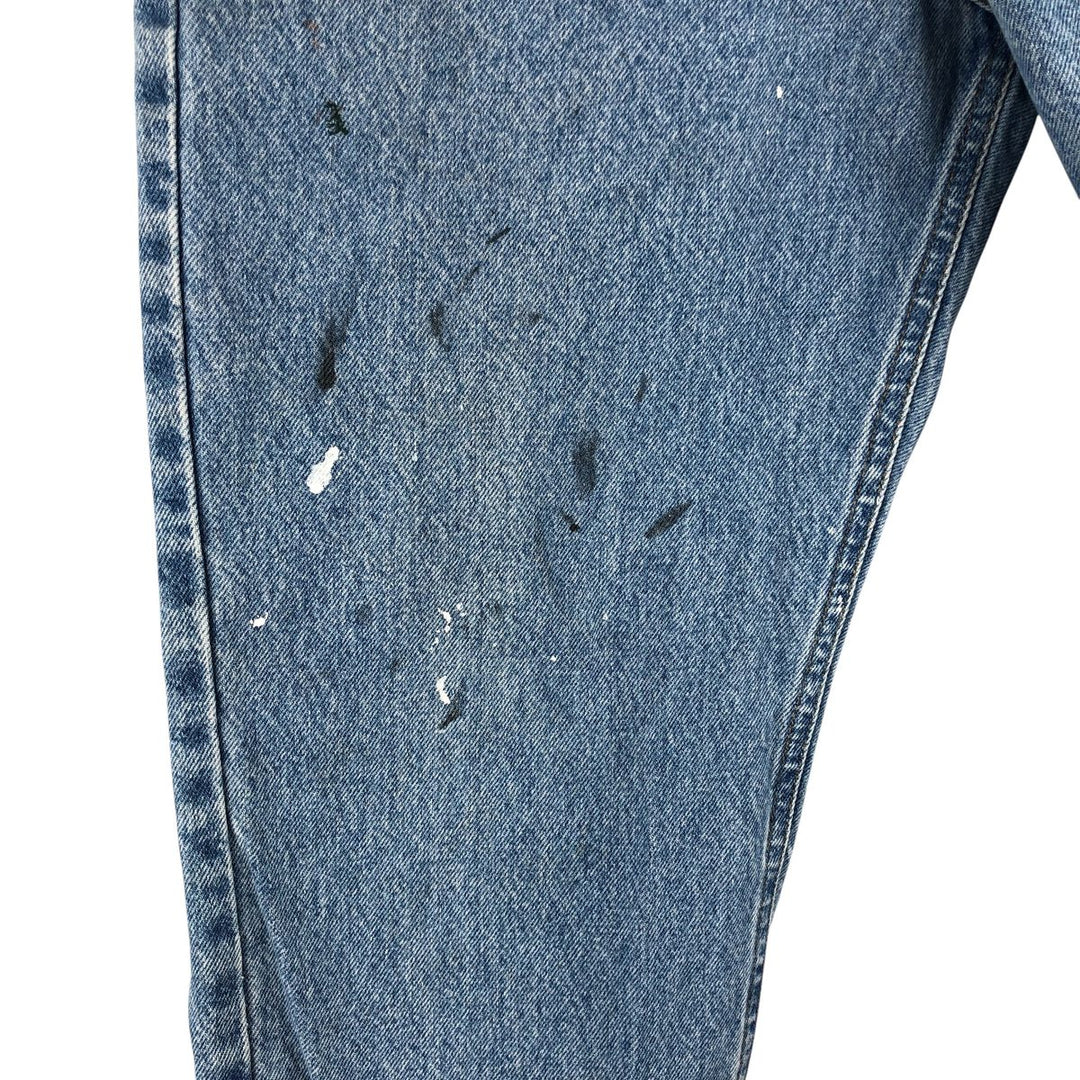 Carhartt Relaxed Fit Tapered Denim Pants for Men, W33 equivalent cotton blue type Vintage Second Hand