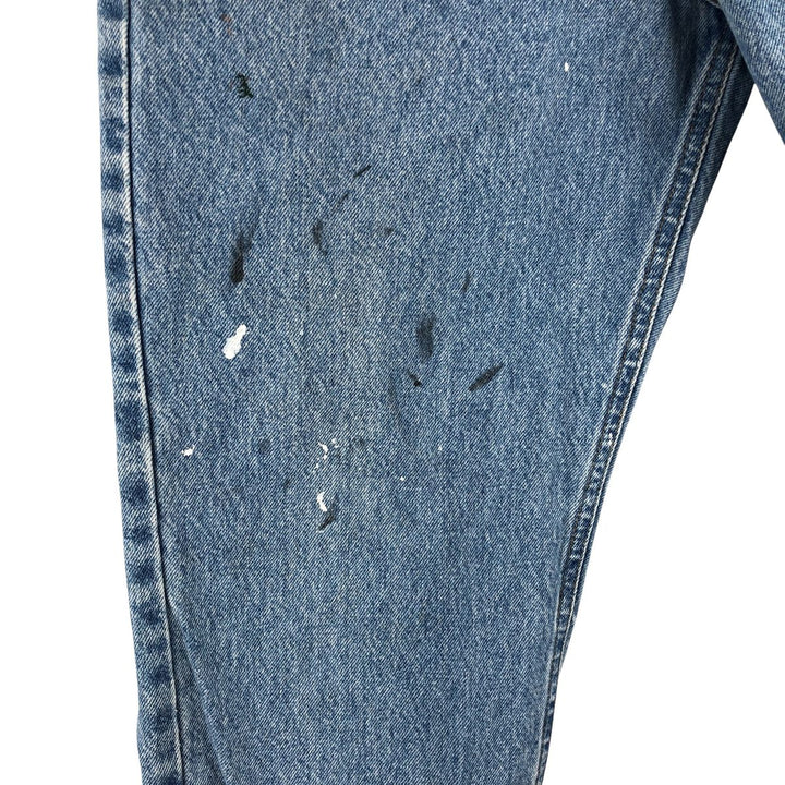 Carhartt Relaxed Fit Tapered Denim Pants for Men, W33 equivalent cotton blue type Vintage Second Hand