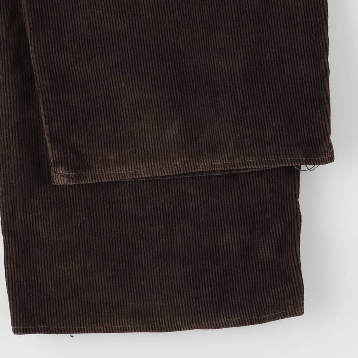 in Extenso Two-pleat Corduroy Pants Men's W36 cotton brown type Vintage Second Hand