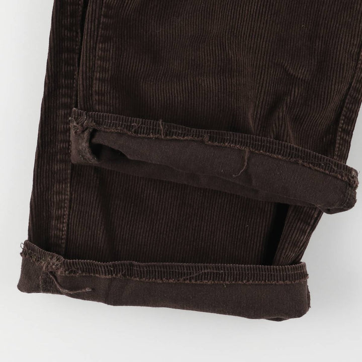 in Extenso Two-pleat Corduroy Pants Men's W36 cotton brown type Vintage Second Hand