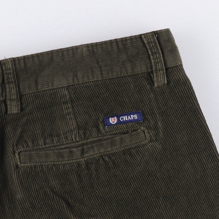 Ralph Lauren Chaps corduroy cargo pants, men's size W37 cotton Khaki type brown Vintage Second Hand
