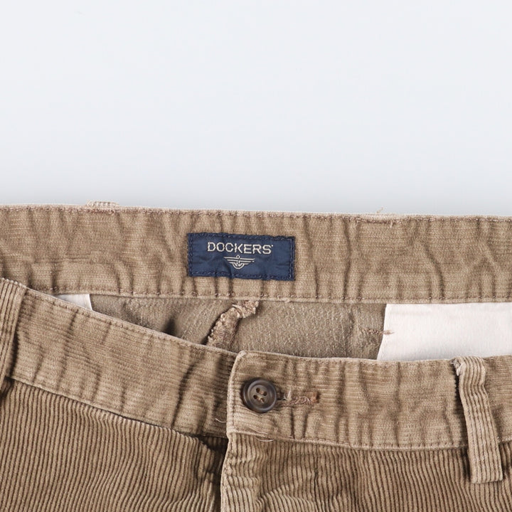 2000'S Dockers Corduroy Pants Men's Size W35 cotton Beige type Vintage Second Hand