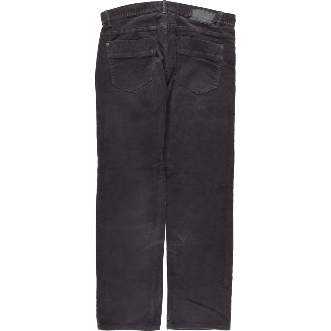 Calvin Klein Jeans corduroy pants, men's size W36 cotton black type Vintage Second Hand