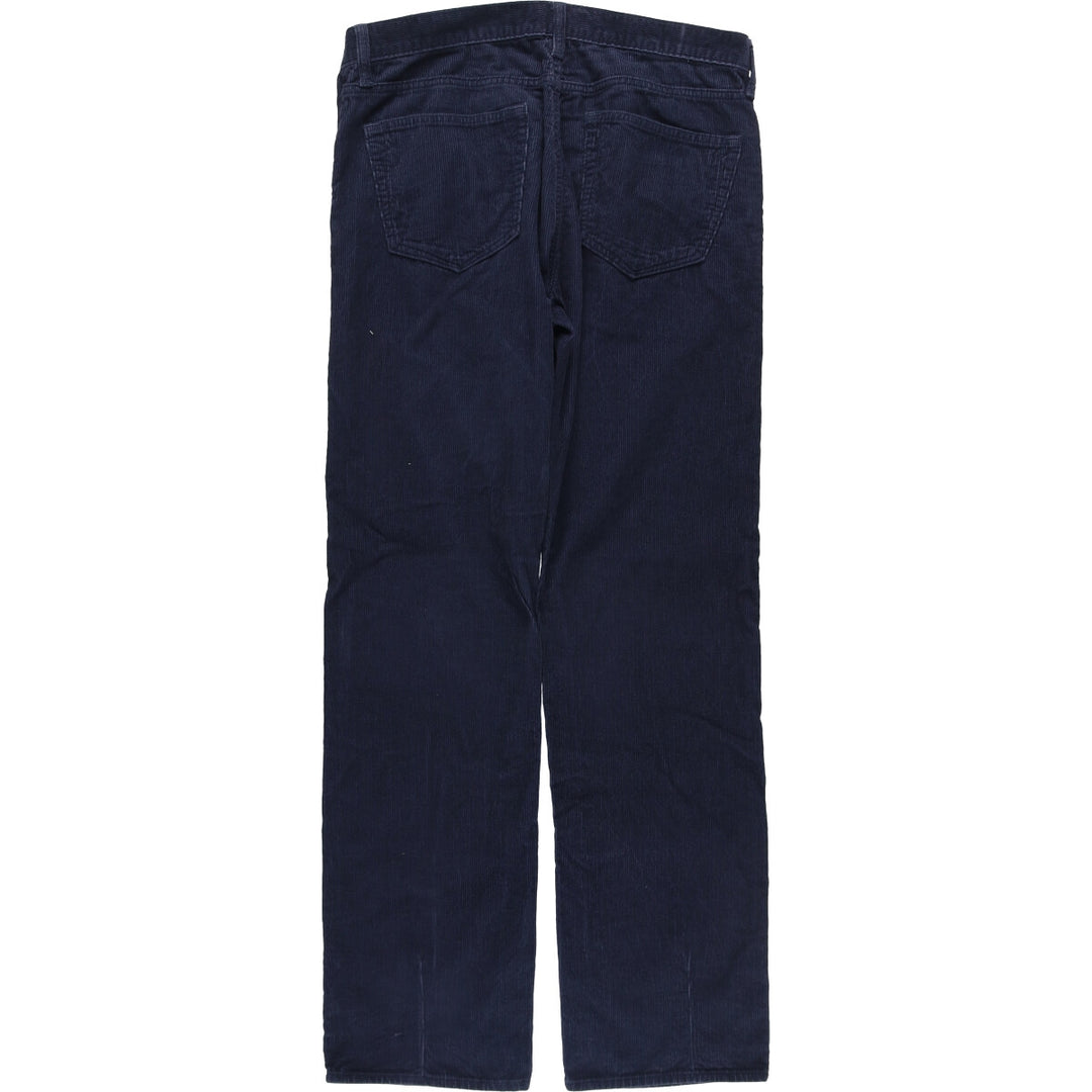 Banana Republic Corduroy Pants, Men's, Size W33 cotton Navy blue Vintage Second Hand