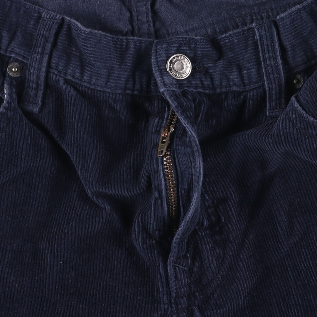 Banana Republic Corduroy Pants, Men's, Size W33 cotton Navy blue Vintage Second Hand