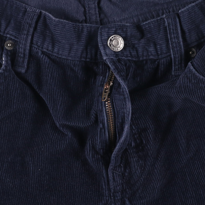 Banana Republic Corduroy Pants, Men's, Size W33 cotton Navy blue Vintage Second Hand