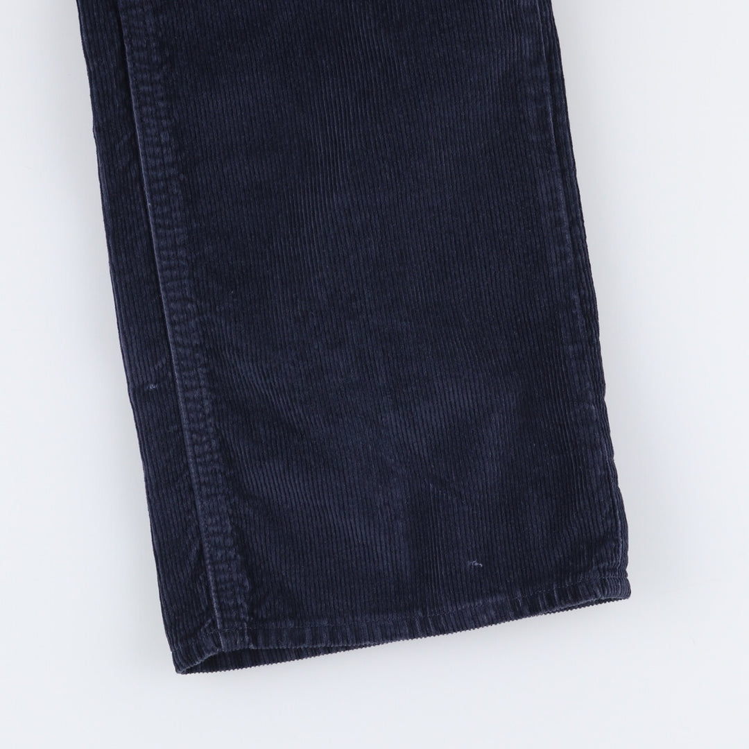 Banana Republic Corduroy Pants, Men's, Size W33 cotton Navy blue Vintage Second Hand